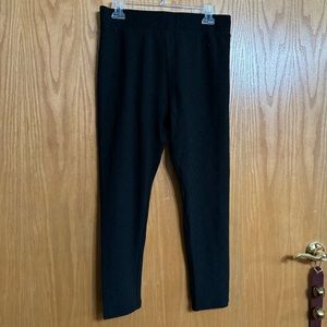 LOGO Layers Black Eyelet Leggings